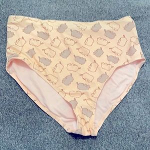 Pusheen high waisted bikini bottoms